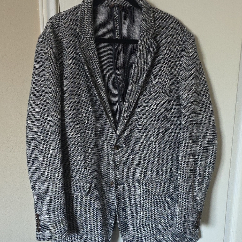 Tasso Elba Textured Gray Sport Coat